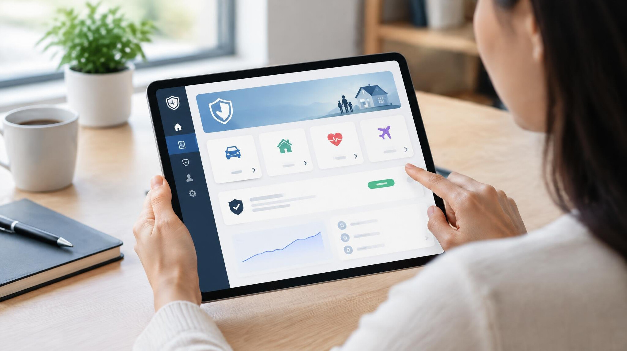 digital insurance dashboard